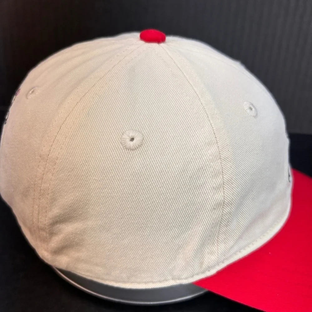 Pink Golf Cart Womens Cream Red Frasier Sterling Sport Baseball Cap OSFM